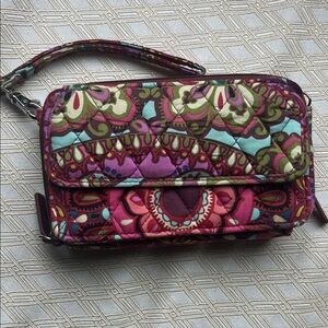 Vera Bradley Floral Quilted Wristlet
